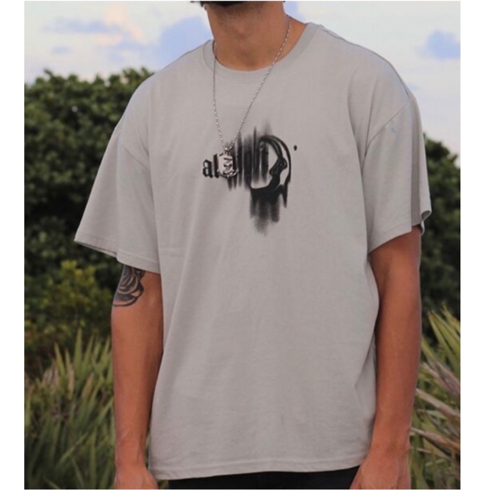 MENS ALLNIGHT CRESCENT MOON GRAPHIC TEE SIZE SMALL